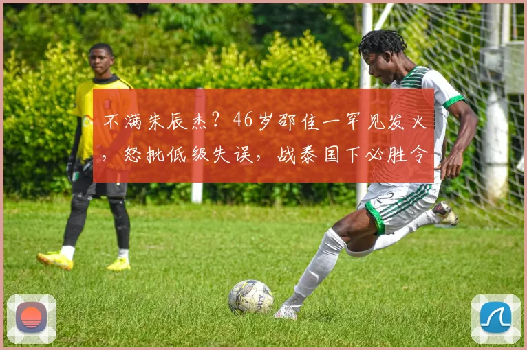 不满朱辰杰?46岁邵佳一罕见发火,怒批低级失误,战泰国下必胜令